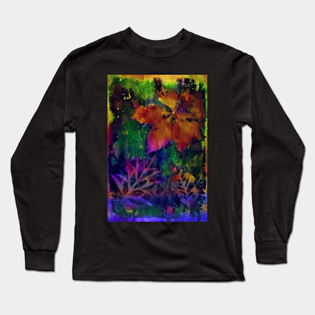 Botanical abstract 2 Long Sleeve T-Shirt by redwitchart